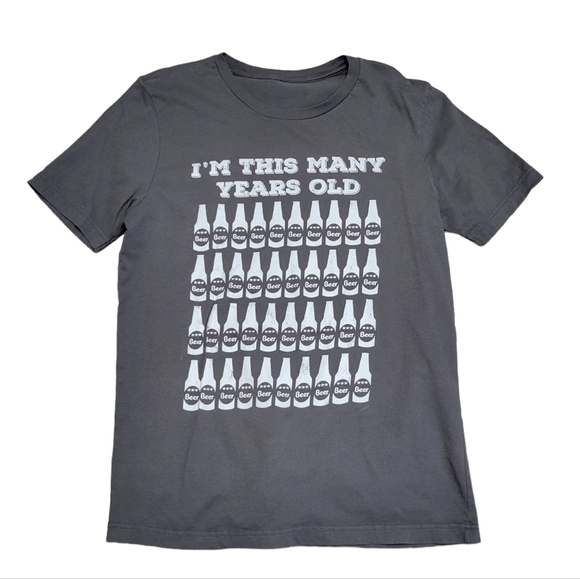 None Other - Birthday shirt Size Medium Gray